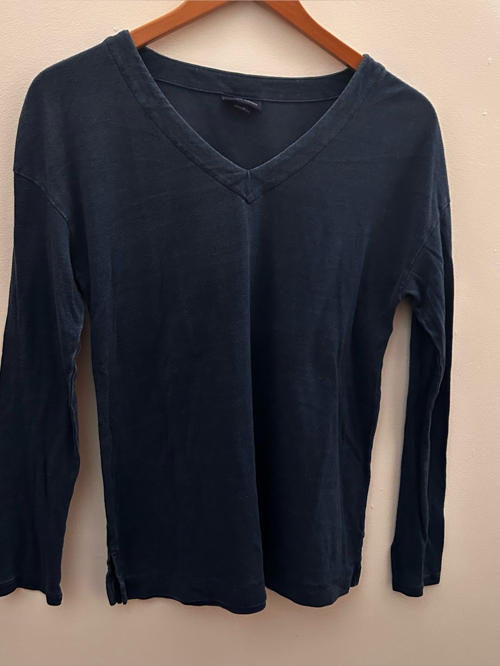 Pure Jill J Jill V Neck Top Blue XS